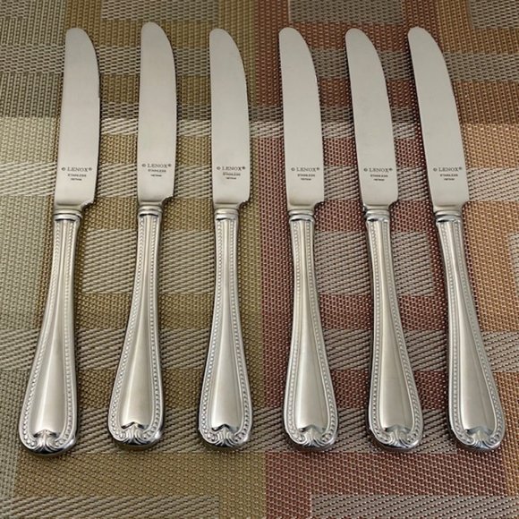 Lenox Vintage Jewel Knives -  Set of 6 count - Glossy Finish - Picture 1 of 6